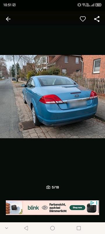Gebraucht Ford Focus Cabriolet 2006 Blau Cabrio