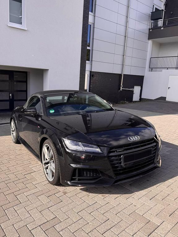 Schwarz Gebraucht 2017 Audi TT S-Line Cabrio | 27.500 € (Etwas zu teuer) - Bild 1/4