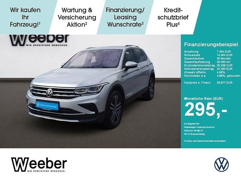 Reflexsilber (metallic) Gebraucht 2021 VW Tiguan Edition SUV | 29.977 € (Guter Preis) - Bild 1/4