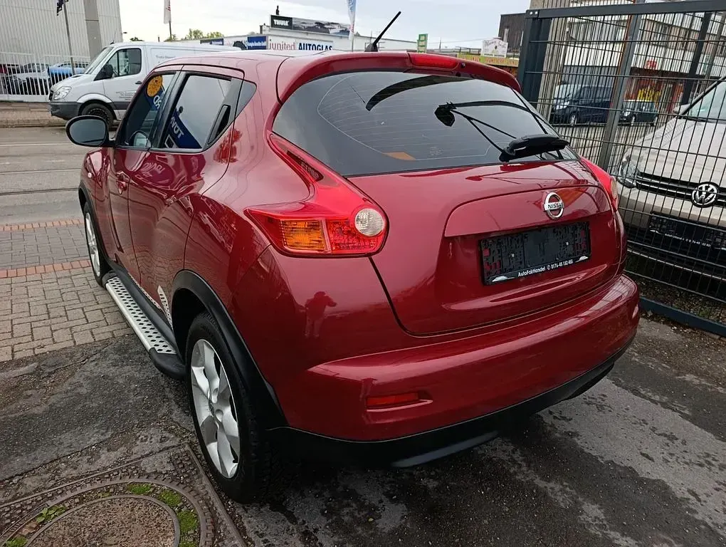 Second-hand Nissan Juke Acenta 117 CP (86 kW) 2010 Roșu SUV