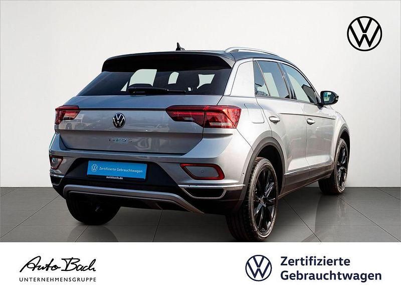 Gebraucht VW T-Roc Style 150 PS (110 kW) 2022 Pyrit silber metallic/deep black perleffekt SUV