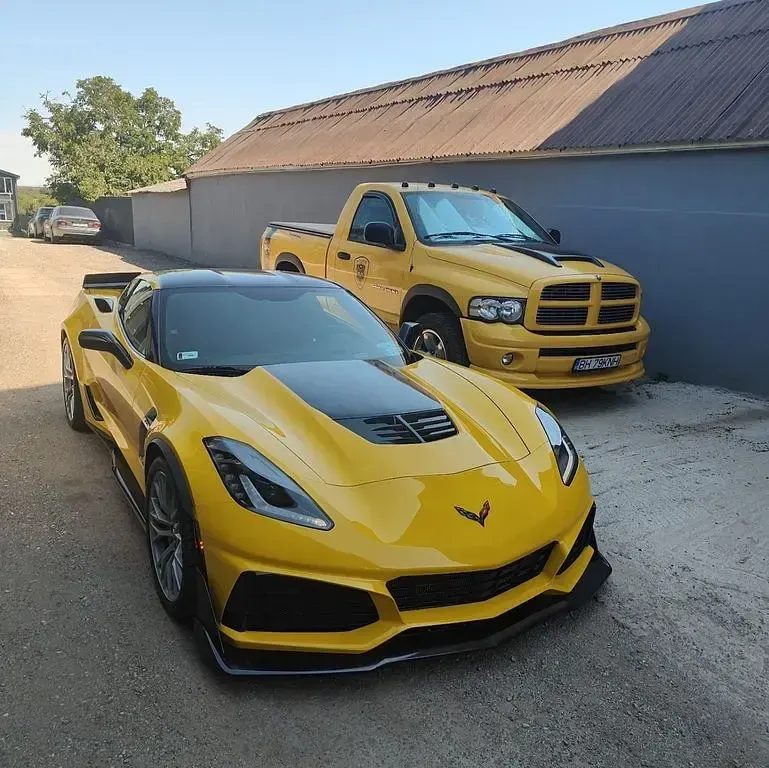 Second-hand Corvette Z06 659 CP (484 kW) 2016 Galben Cabrio