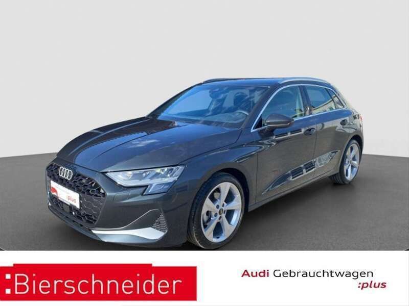 Grau Gebraucht 2024 Audi A3 Sportback Advanced Limousine | 35.450 € (Fairer Preis) - Bild 1/3