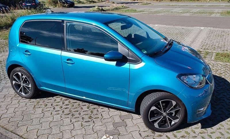 Blau Gebraucht 2021 Skoda Citigo-e IV Best of Kleinwagen | 15.900 € (Fairer Preis) - Bild 1/4
