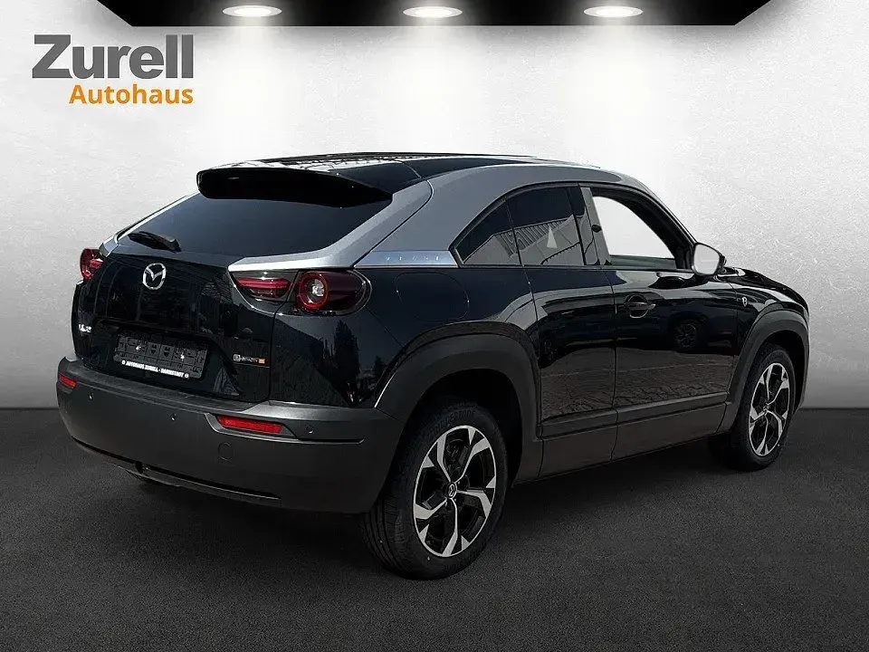 Neu Mazda MX30 Exclusive-Line 125 kW (170 PS) 2025 Multitone jet blacksilver SUV