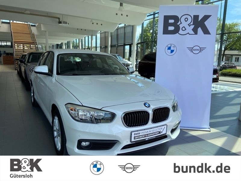 Weiss Gebraucht 2017 BMW 116 Advantage Kleinwagen | 14.990 € (Etwas zu teuer) - Bild 1/4