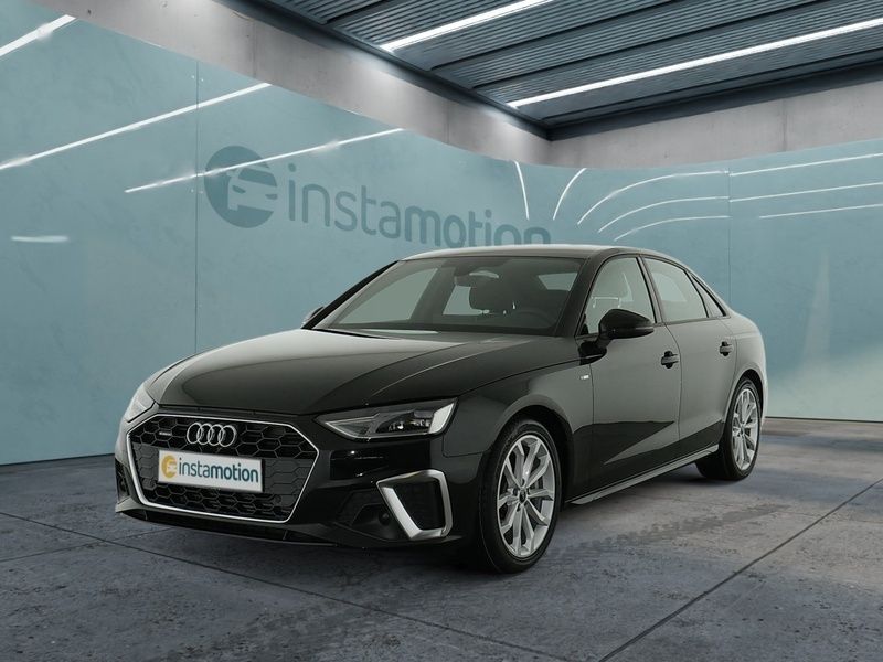 Schwarz Gebraucht 2024 Audi A4 S-Line Limousine | 40.443 € (Guter Preis) - Bild 1/4