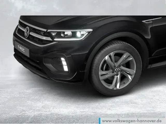 Gebraucht VW T-Roc Cabriolet R-line 150 PS (110 kW) 2025 Grenadillschwarz metallic SUV