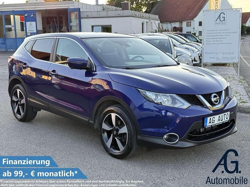 Blau Gebraucht 2016 Nissan Qashqai SUV | 13.700 € (Fairer Preis) - Bild 1/4