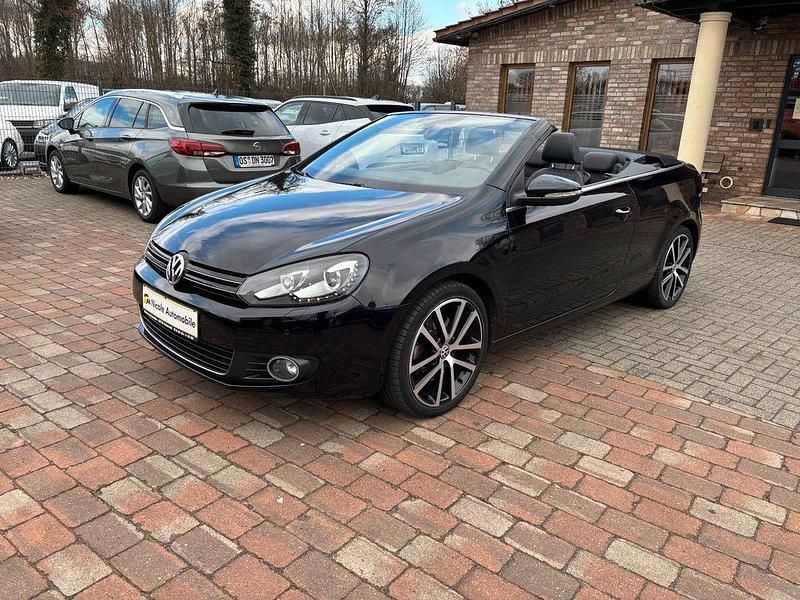 Schwarz Gebraucht 2012 VW Golf Cabriolet Basis Cabrio | 11.100 € (Etwas zu teuer) - Bild 1/4