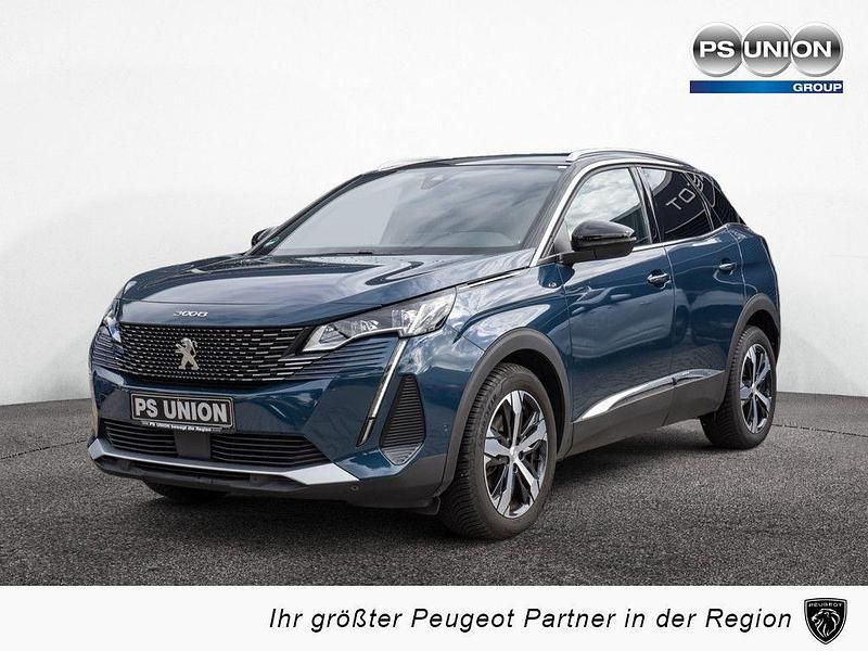 Blau / celebes blau (metallic) Gebraucht 2023 Peugeot 3008 GT SUV | 28.995 € (Teuer) - Bild 1/4