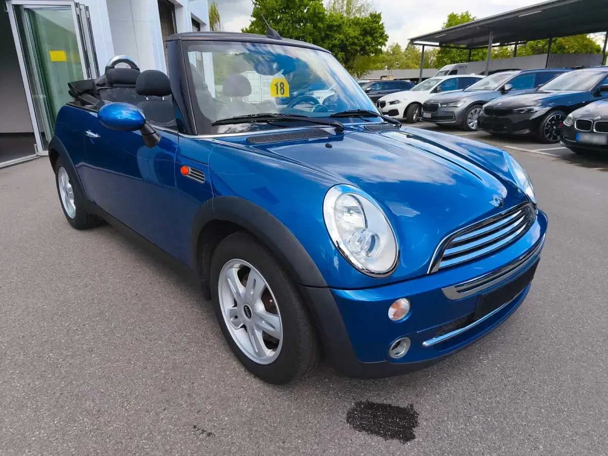 Gebraucht Mini One Cabriolet 90 PS (66 kW) 2007 Blau Cabrio