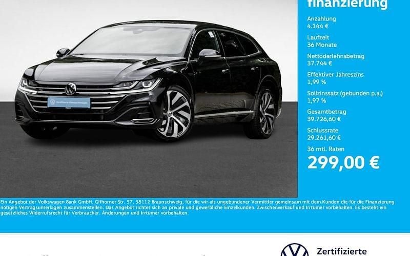 Deep black perleffekt Gebraucht 2023 VW Arteon R-line Kombi | 41.888 € (Fairer Preis) - Bild 1/4
