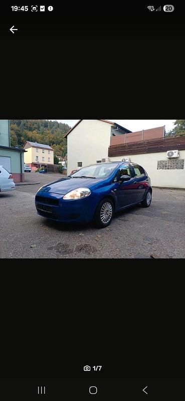 Blau Gebraucht 2007 Fiat Punto Kleinwagen | 1.100 € (Superpreis) - Bild 1/4