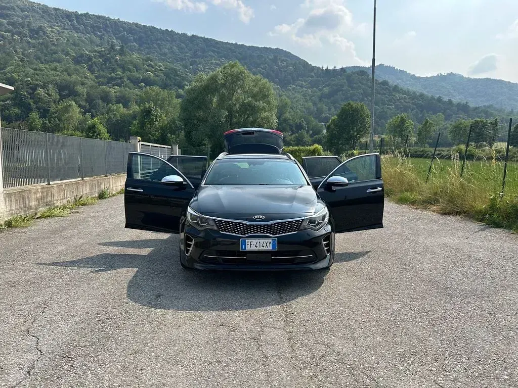 Gebraucht Kia Optima GT 245 PS (180 kW) 2016 Schwarz Limousine