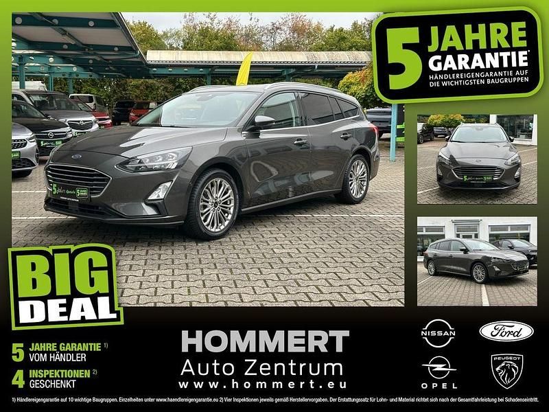 Magneticgrau (metallic) Gebraucht 2021 Ford Focus Titanium Kombi | 11.590 € (Etwas zu teuer) - Bild 1/4