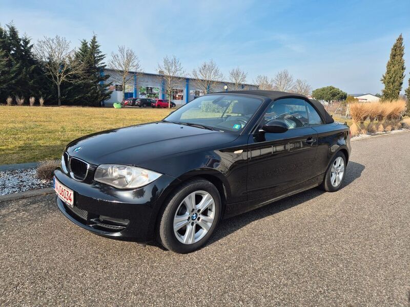 Schwarz Gebraucht 2009 BMW 118 Cabriolet Advantage Cabrio | 5.950 € (Fairer Preis) - Bild 1/4