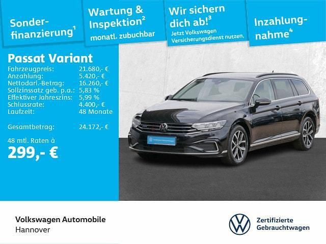 Deep black perleffekt Gebraucht 2022 VW Passat GTE Kombi | 21.680 € (Guter Preis) - Bild 1/3