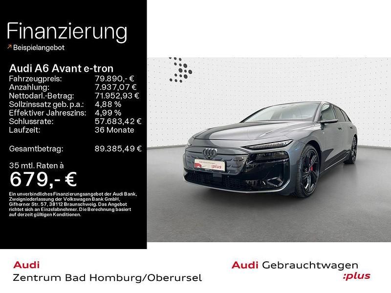 Grau Gebraucht 2025 Audi A6 e-tron S-Line Kombi | 79.890 € (Teuer) - Bild 1/4