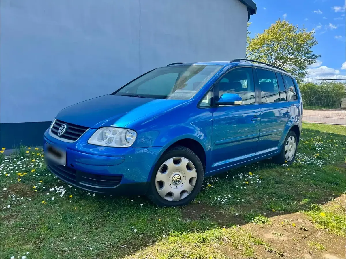 Gebraucht VW Touran 115 PS (84 kW) 2005 Blau Van / Kleinbus