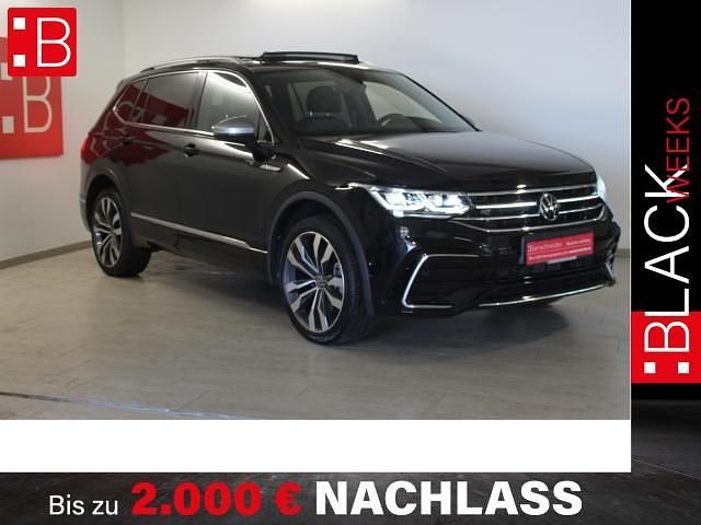 Schwarz Gebraucht 2023 VW Tiguan Allspace R-line SUV | 43.490 € (Etwas zu teuer) - Bild 1/2