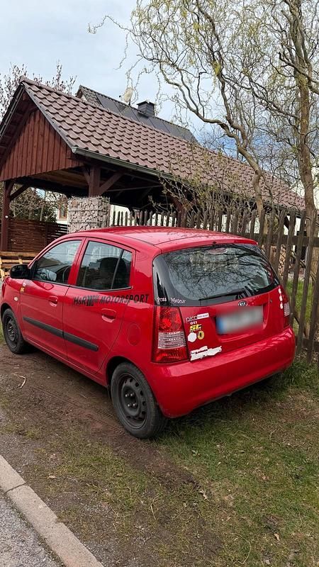 Gebraucht Kia Picanto LX 65 PS (47 kW) 2006 Rot Kleinwagen