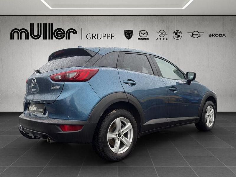 Gebraucht Mazda CX-3 Exclusive 120 PS (88 kW) 2018 Turmalinblau metallic SUV