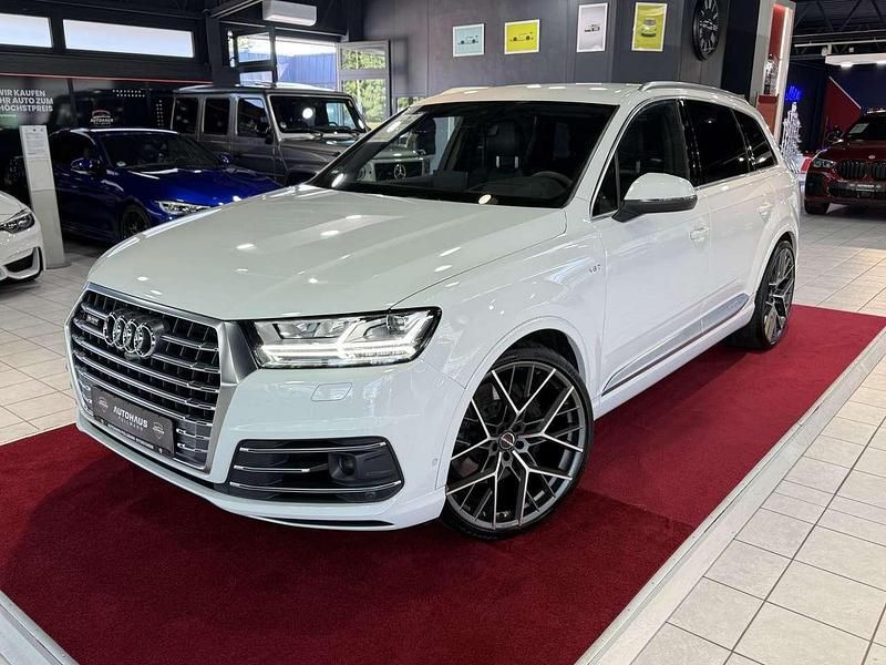 Carraraweiß Gebraucht 2018 Audi SQ7 S-line plus SUV | 47.590 € (Teuer) - Bild 1/4