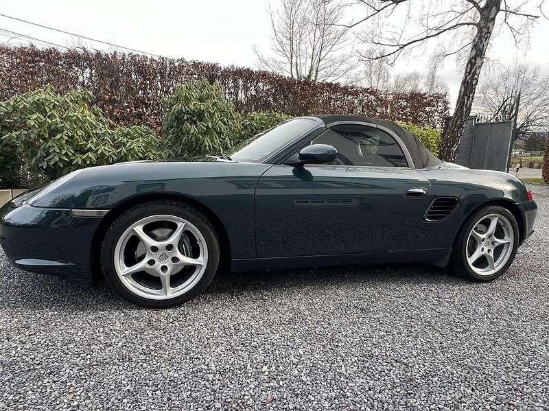 Gebraucht Porsche 986 Boxster 228 PS (167 kW) 2003 Grün Cabrio