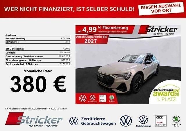 Gebraucht Audi e-tron S-Line 300 kW (408 PS) 2022 Siambeige metallic (metallic) SUV