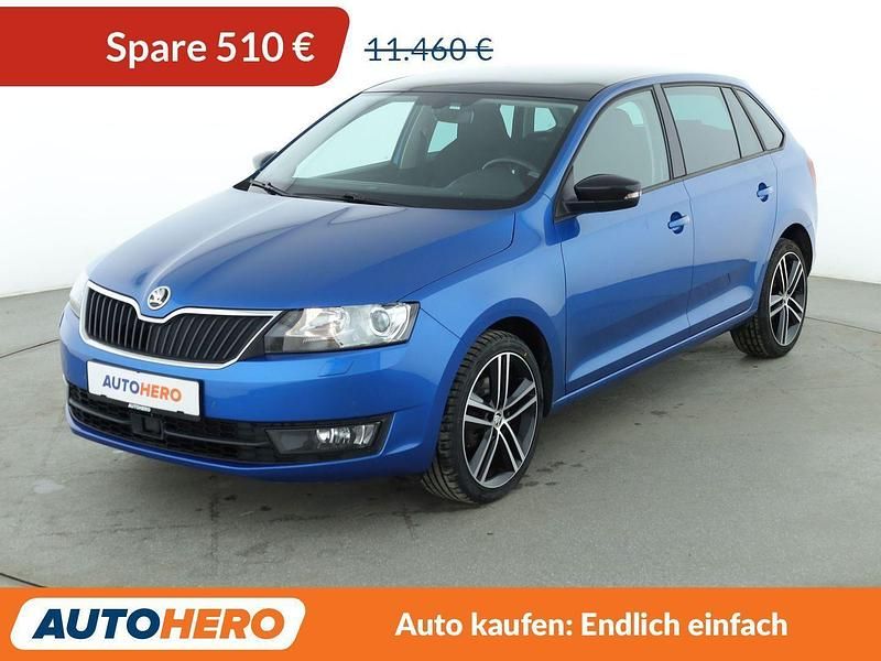 Gebraucht Skoda Rapid Emotion Plus 110 PS (80 kW) 2016 Blau Kleinwagen