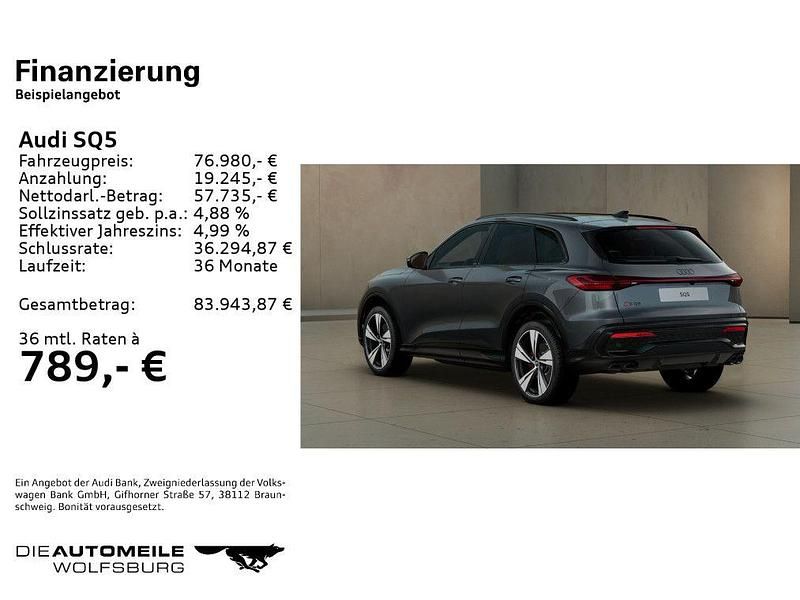 Gebraucht Audi SQ5 Edition .1 367 PS (269 kW) 2024 Daytonagrau perleffekt SUV