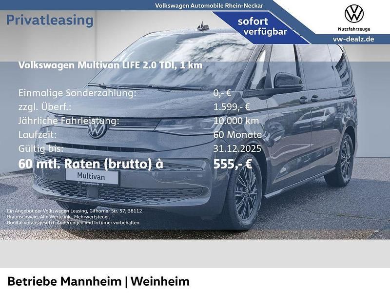 Grau Neu 2025 VW Multivan Life Van | 64.900 € - Bild 1/3