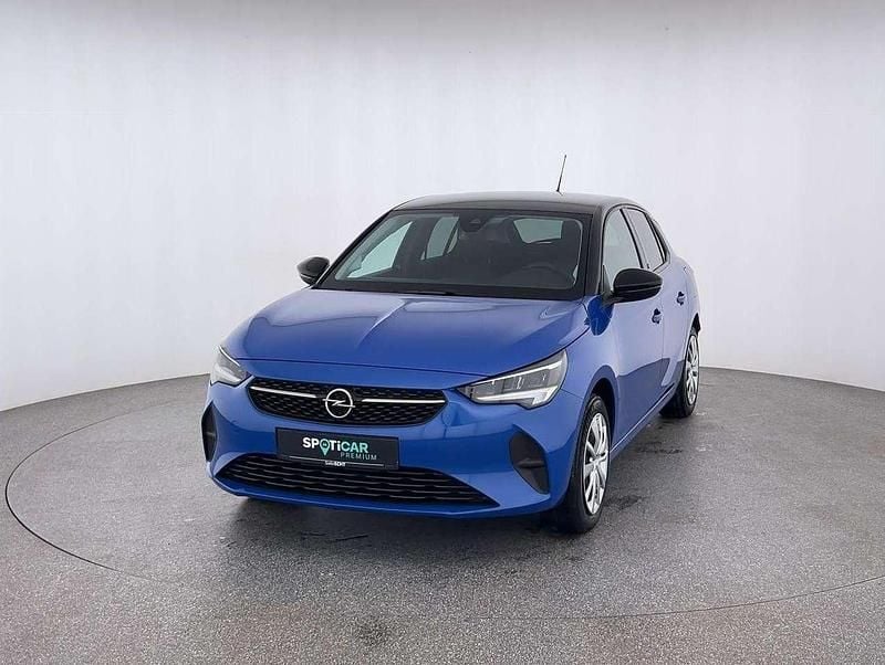 Blau Gebraucht 2022 Opel Corsa-e Edition Kleinwagen | 13.470 € (Guter Preis) - Bild 1/4