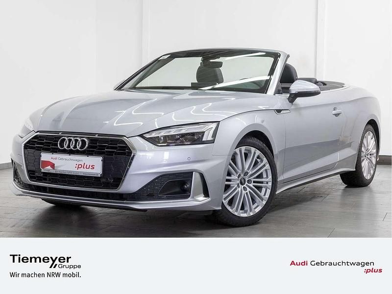 Florettsilber metallic Gebraucht 2024 Audi A5 Cabriolet Advanced Cabrio | 41.940 € (Guter Preis) - Bild 1/4