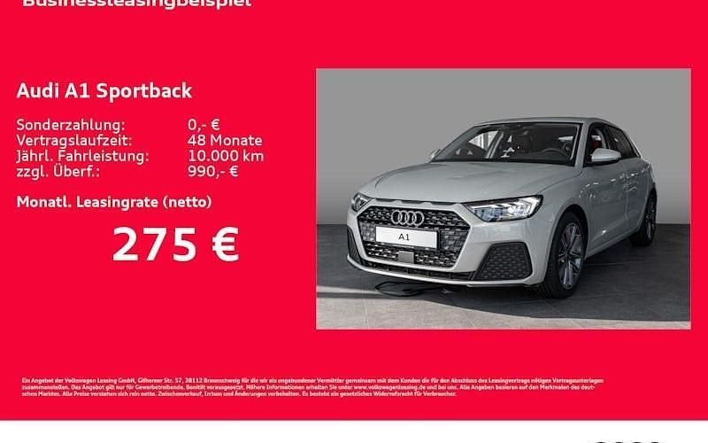 Silber Neu 2025 Audi A1 Sportback Kleinwagen | 29.792 € (Fairer Preis) - Bild 1/4