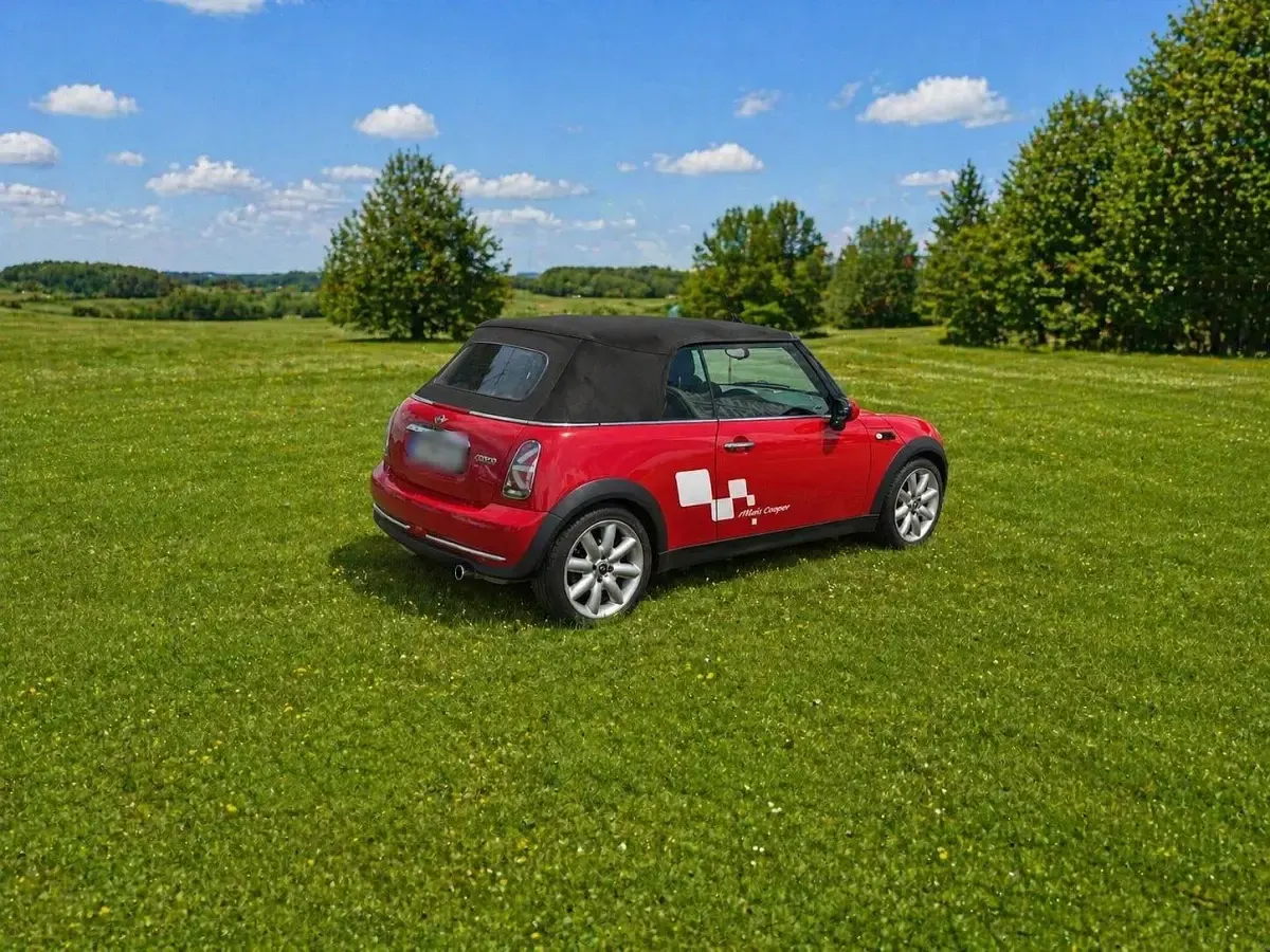 Usata Mini Cooper Cabriolet 116 CV (85 kW) 2005 Rosso Cabrio