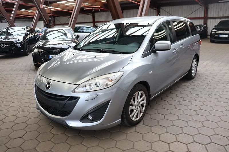 Gebraucht Mazda 5 Center-Line 116 PS (85 kW) 2011 Silber Van / Kleinbus