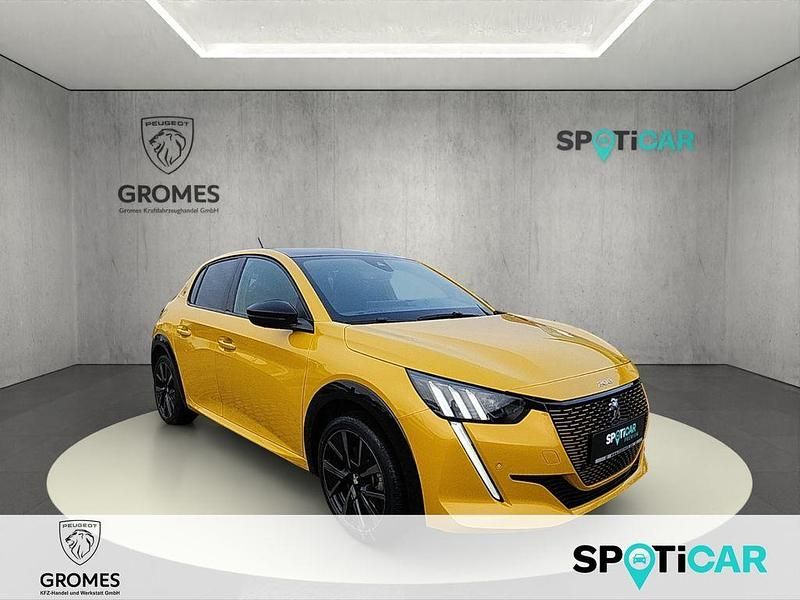 Gelb Gebraucht 2023 Peugeot e-208 GTi Kleinwagen | 19.990 € (Fairer Preis) - Bild 1/4