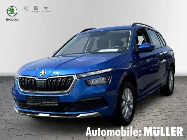 Blau Gebraucht 2021 Skoda Kamiq Ambition SUV | 17.490 € (Fairer Preis) - Bild 1/4