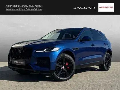 Santorini black Gebraucht 2021 Jaguar F-Pace SE SUV | 43.480 € (Fairer Preis) - Bild 1/4