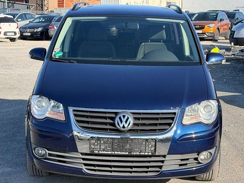 Gebraucht VW Touran Trendline 105 PS (77 kW) 2009 Blau Van / Kleinbus