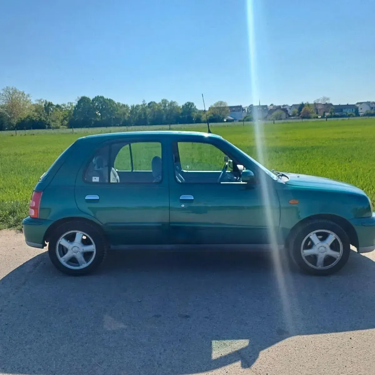 Gebraucht Nissan Micra 82 PS (60 kW) 2001 Grün Kleinwagen