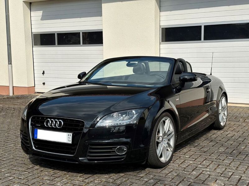 Schwarz Gebraucht 2012 Audi TT Roadster S-Line Cabrio | 17.900 € (Fairer Preis) - Bild 1/4