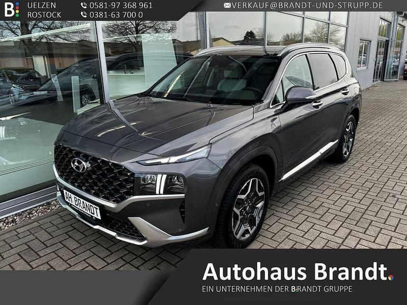 Grau Gebraucht 2022 Hyundai Santa Fe Signature SUV | 39.990 € (Fairer Preis) - Bild 1/4