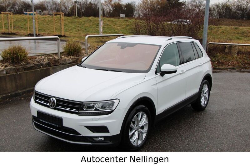 Pure white Gebraucht 2020 VW Tiguan Highline SUV | 25.990 € (Guter Preis) - Bild 1/4