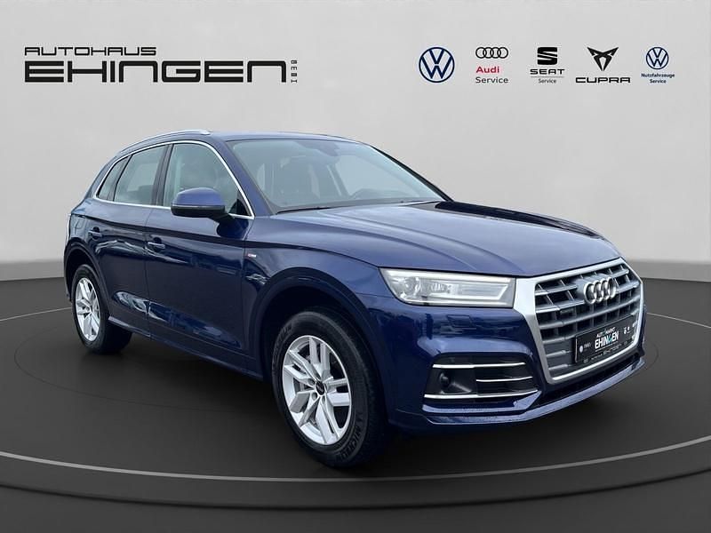 Gebraucht Audi Q5 S-Line 299 PS (219 kW) 2020 Navarrablau metallic SUV