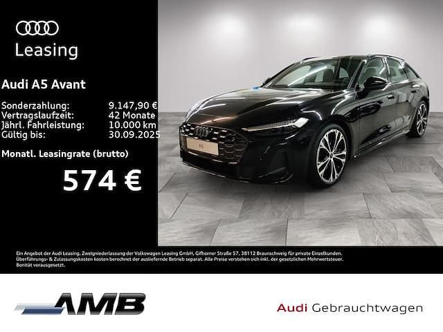 Mythosschwarz metallic Gebraucht 2024 Audi A5 Ambiente Coupé | 58.980 € (Fairer Preis) - Bild 1/3