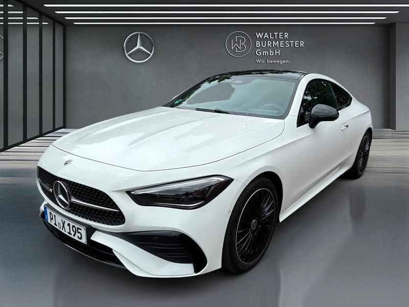 Weiß Gebraucht 2025 Mercedes CLE200 AMG Coupé | 57.980 € (Teuer) - Bild 1/4