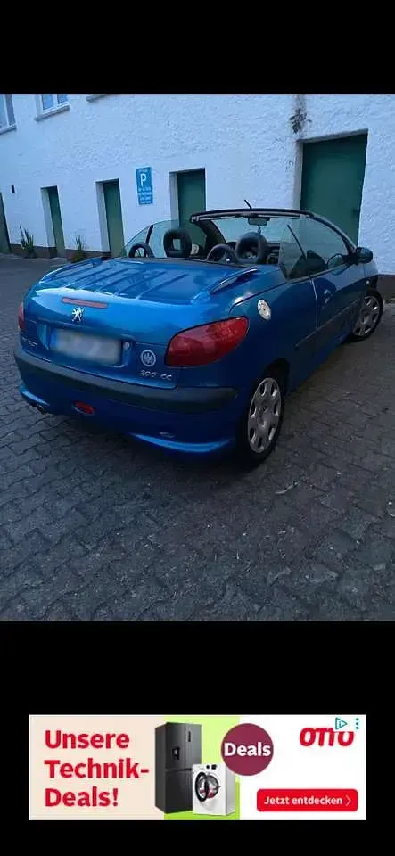 Gebraucht Peugeot 206 CC 109 PS (80 kW) 2002 Cabrio